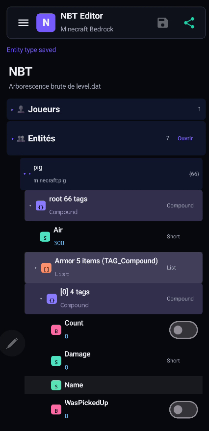 NebulaQuest Éditeur sur Android